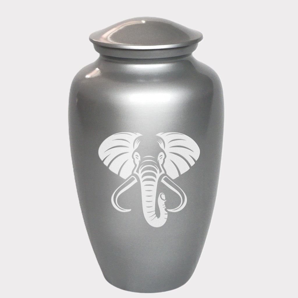 Elephant Face Cremation Urn