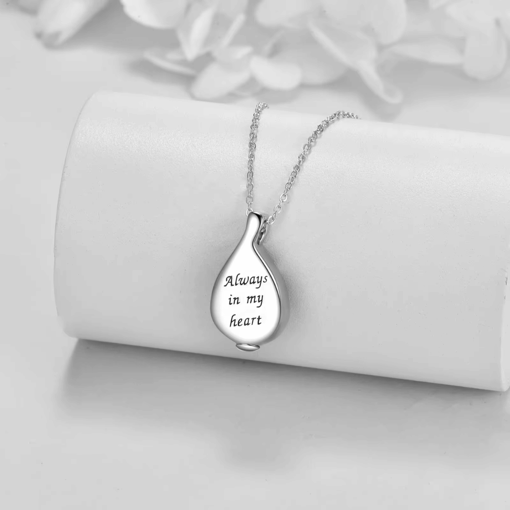 Abalone Butterfly Cremation Necklace