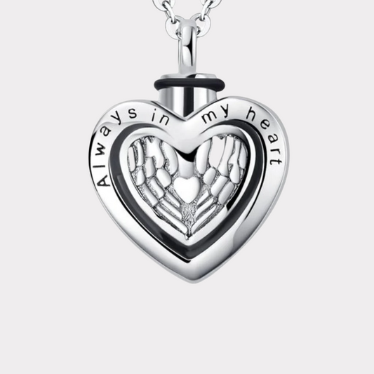 Always In My Heart Cremation Necklace