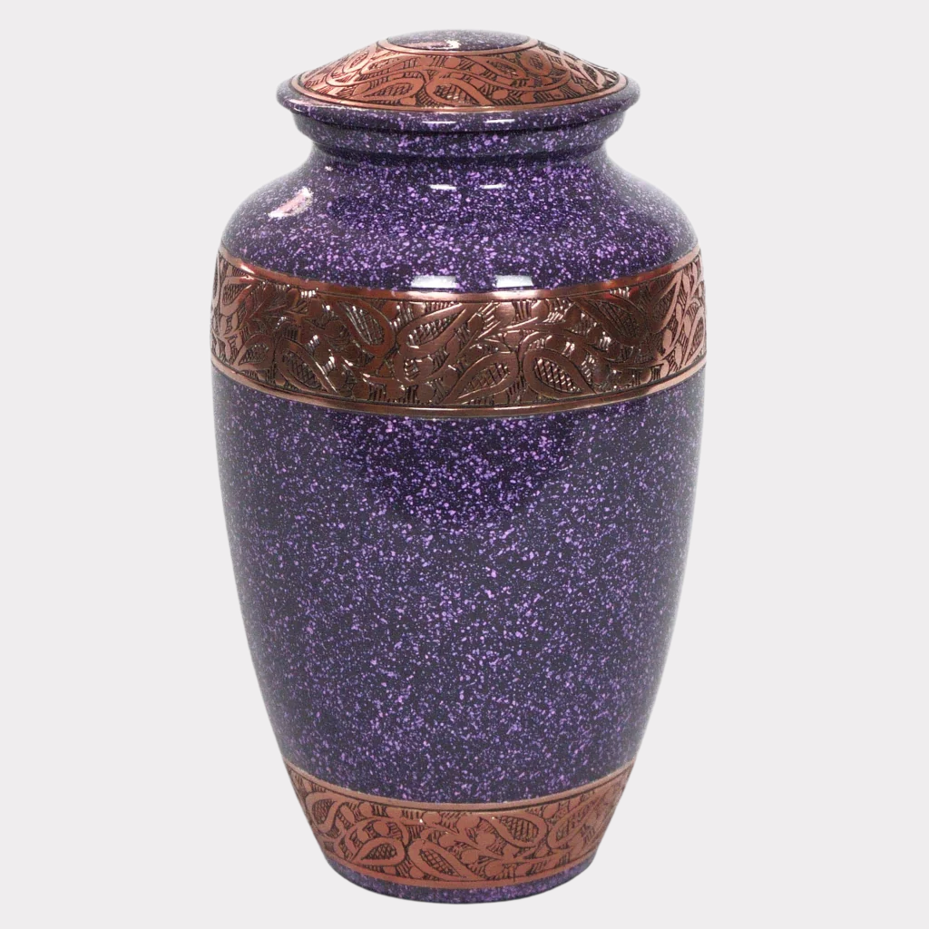 Amethyst Stars Cremation Urn