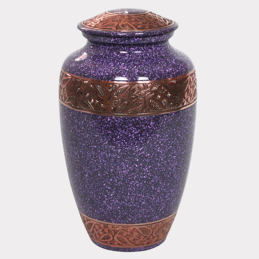 Amethyst Stars Cremation Urn