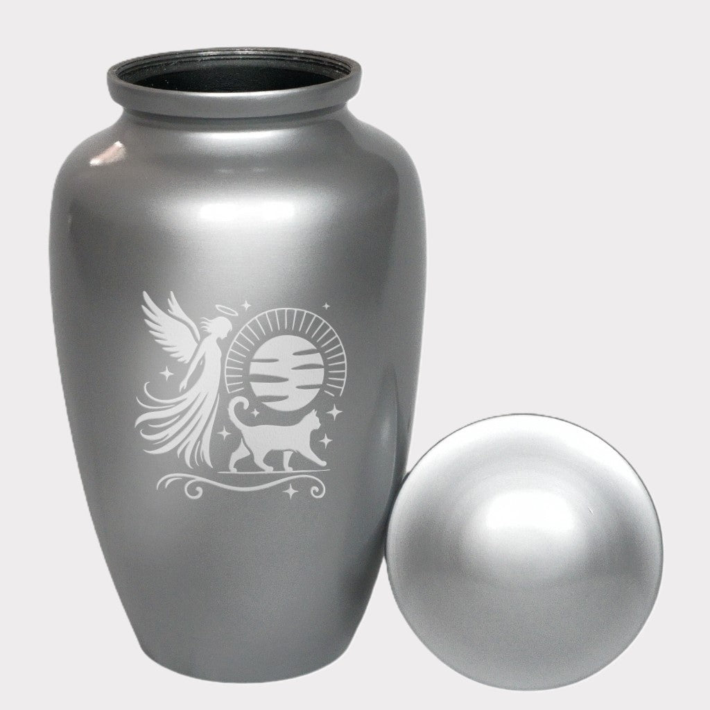 Angels Guidance Cat Cremation Urn
