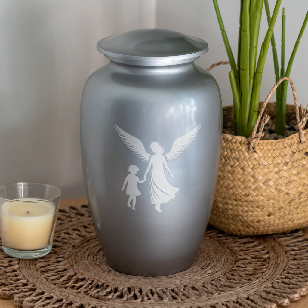 Angels Hold Child Cremation Urn