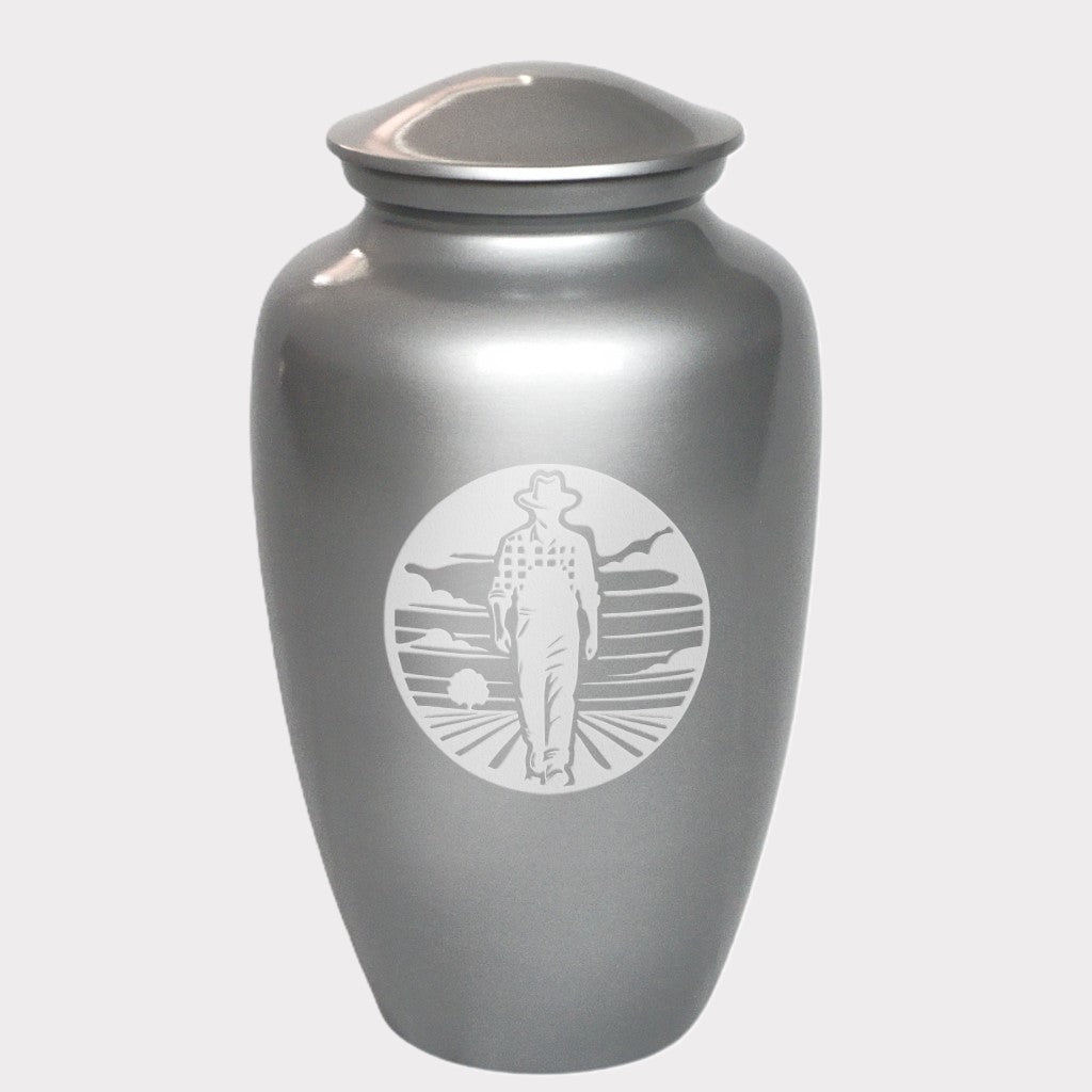 Aussie Farmer Cremation Urn