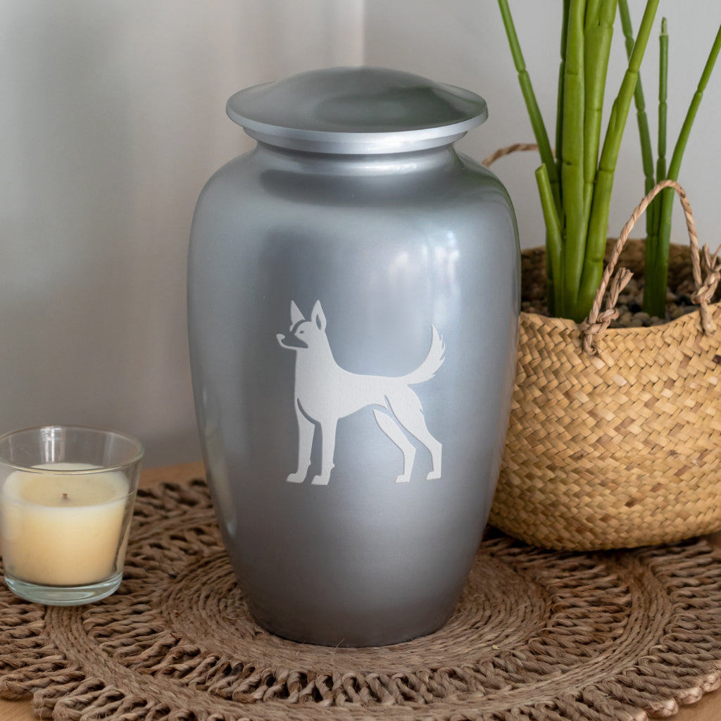 Australian Kelpie Dog Cremation Urn