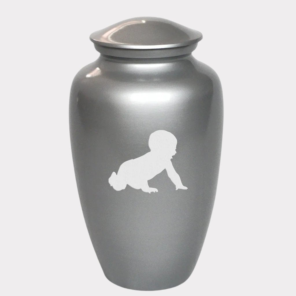 Baby Crawl Cremation Urn