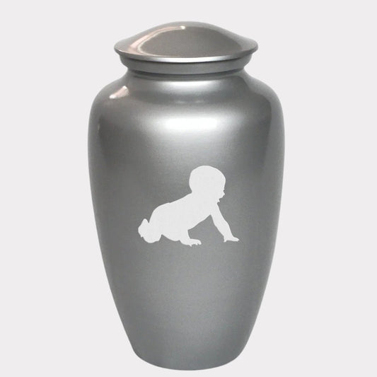 Baby Crawl Cremation Urn