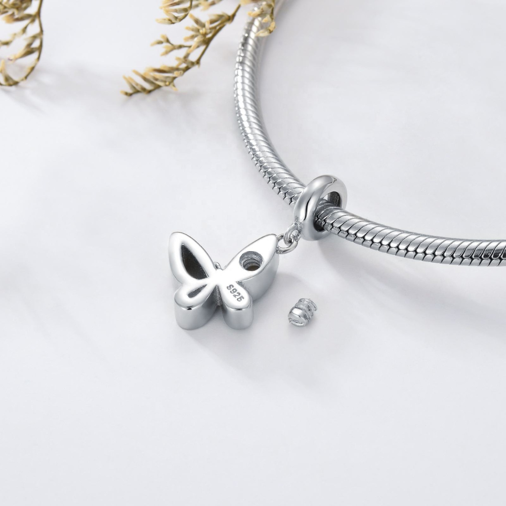 Beautiful Butterfly Cremation Charm