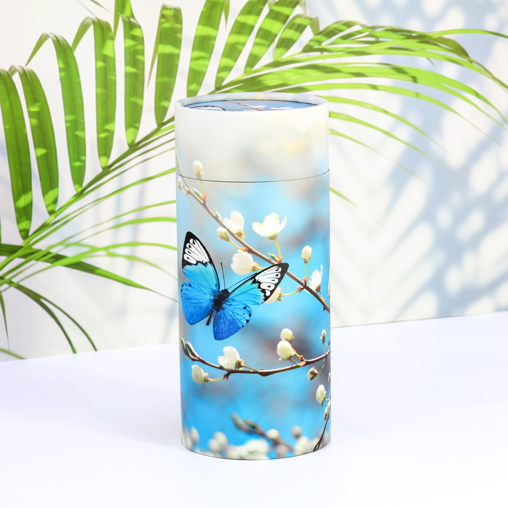 Blue Butterfly Scattering Tube