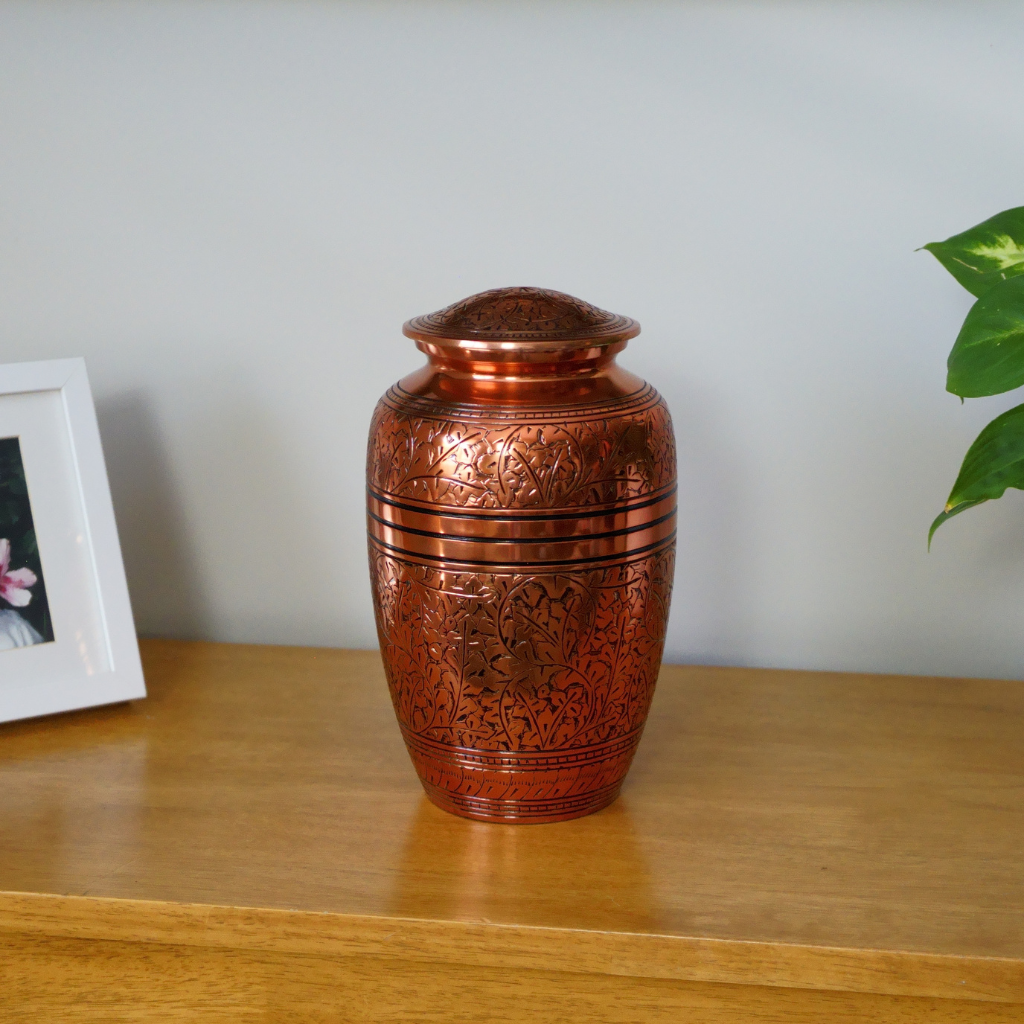 Bronze Mosaic Cremation Urn