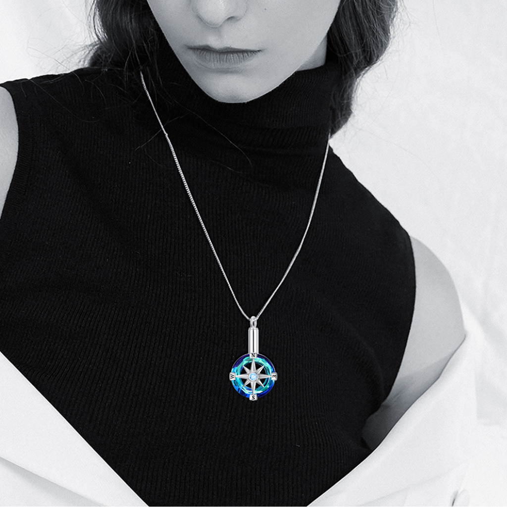 Cardinal Centre Cremation Necklace