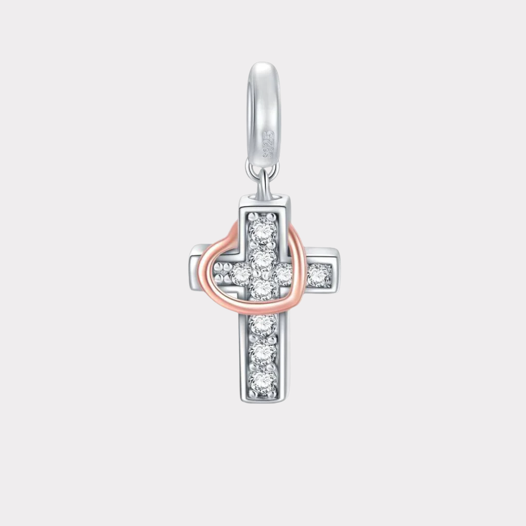 Caring Cross Cremation Charm
