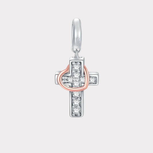 Caring Cross Cremation Charm