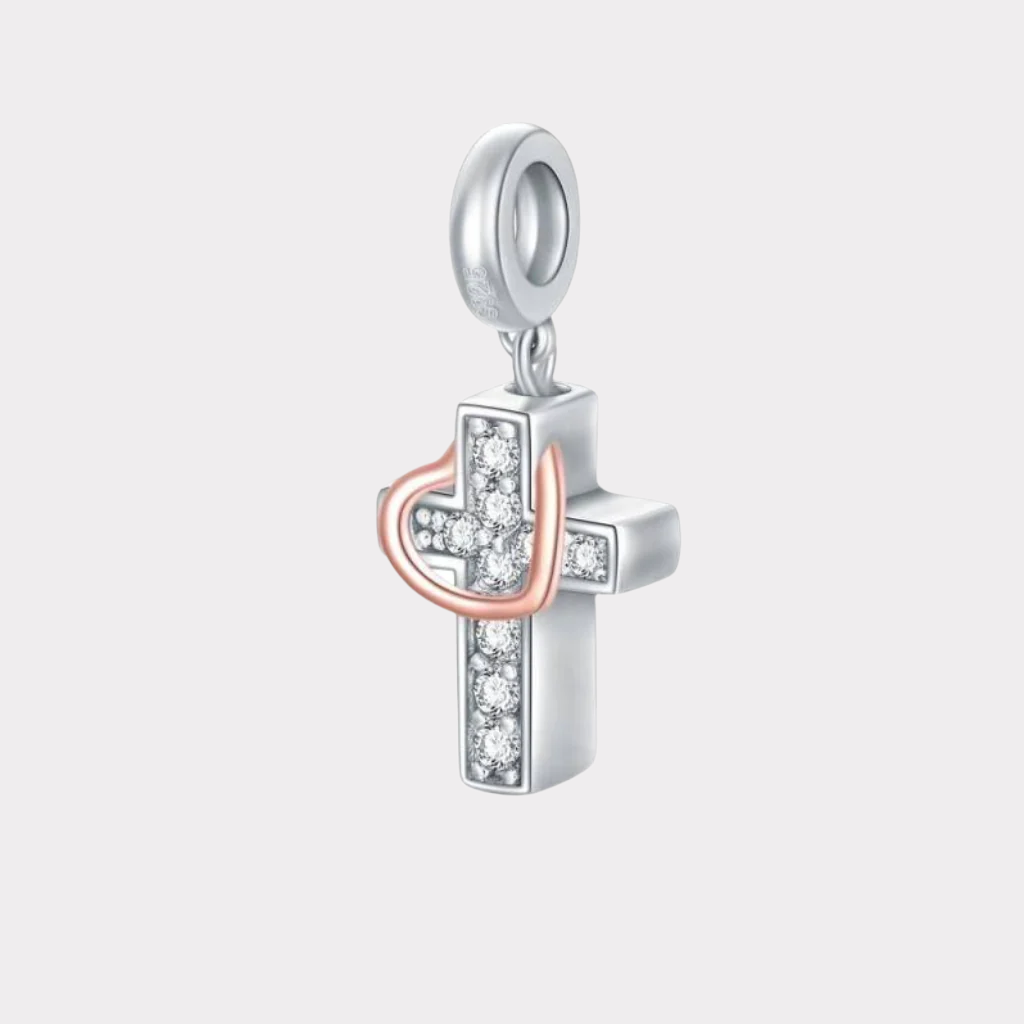 Caring Cross Cremation Charm