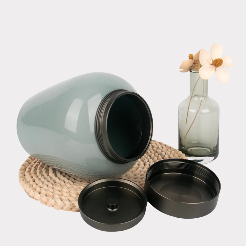 Celestial Blue Ceramic Cremation Urn