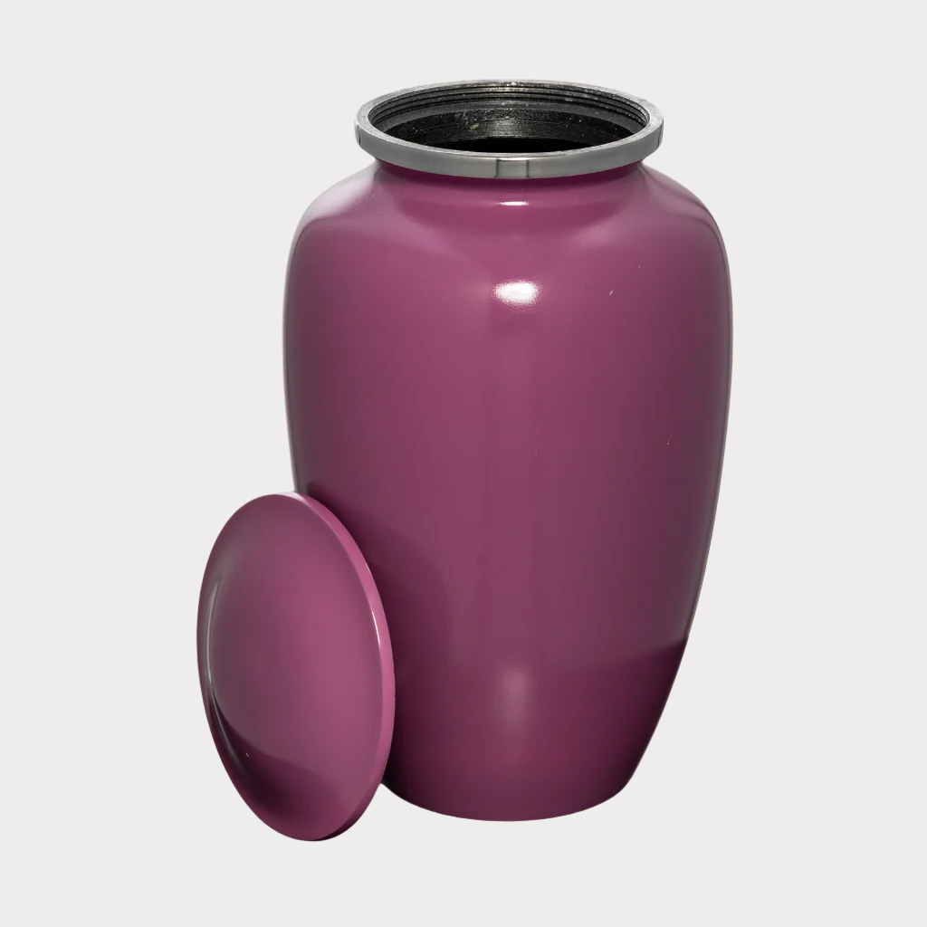 Classic Pink Cremation Urn - Customisable