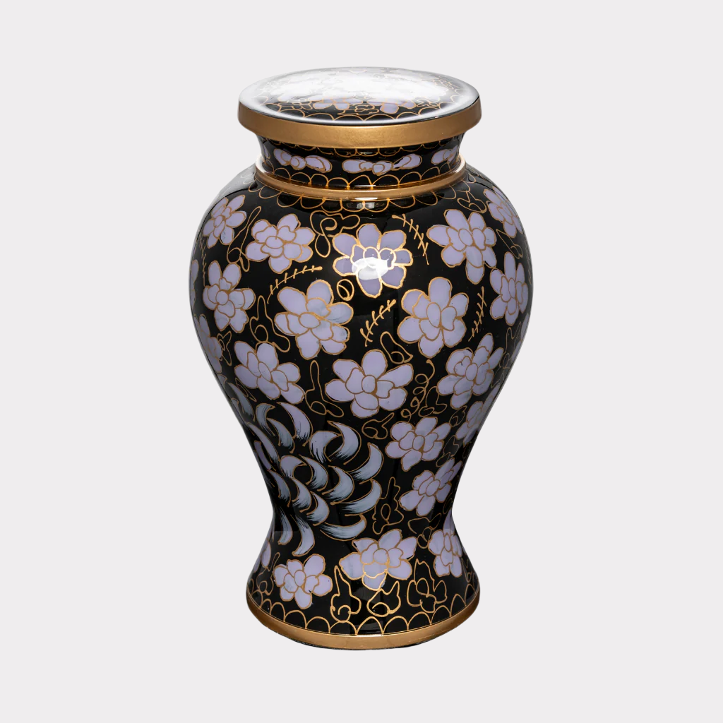 Cloisonné Garden Cremation Urn