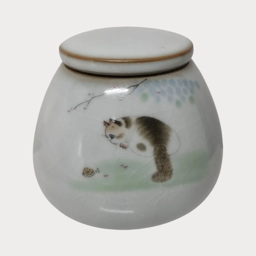 Curious Cat Keepsake Urn