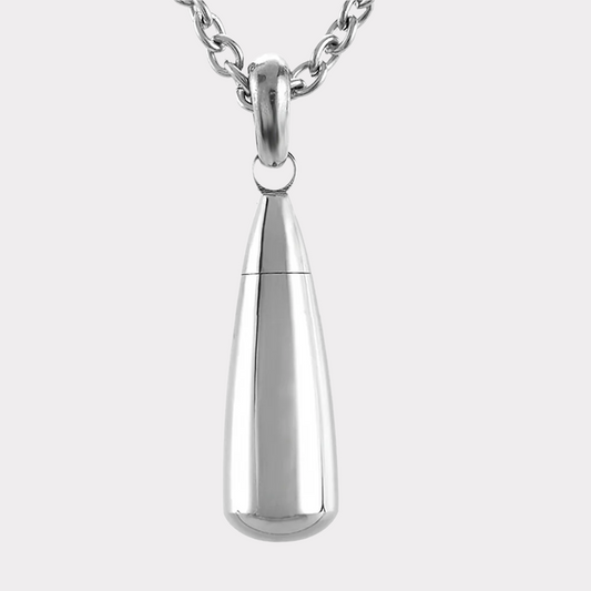 Elegant Capsule Cremation Pendant