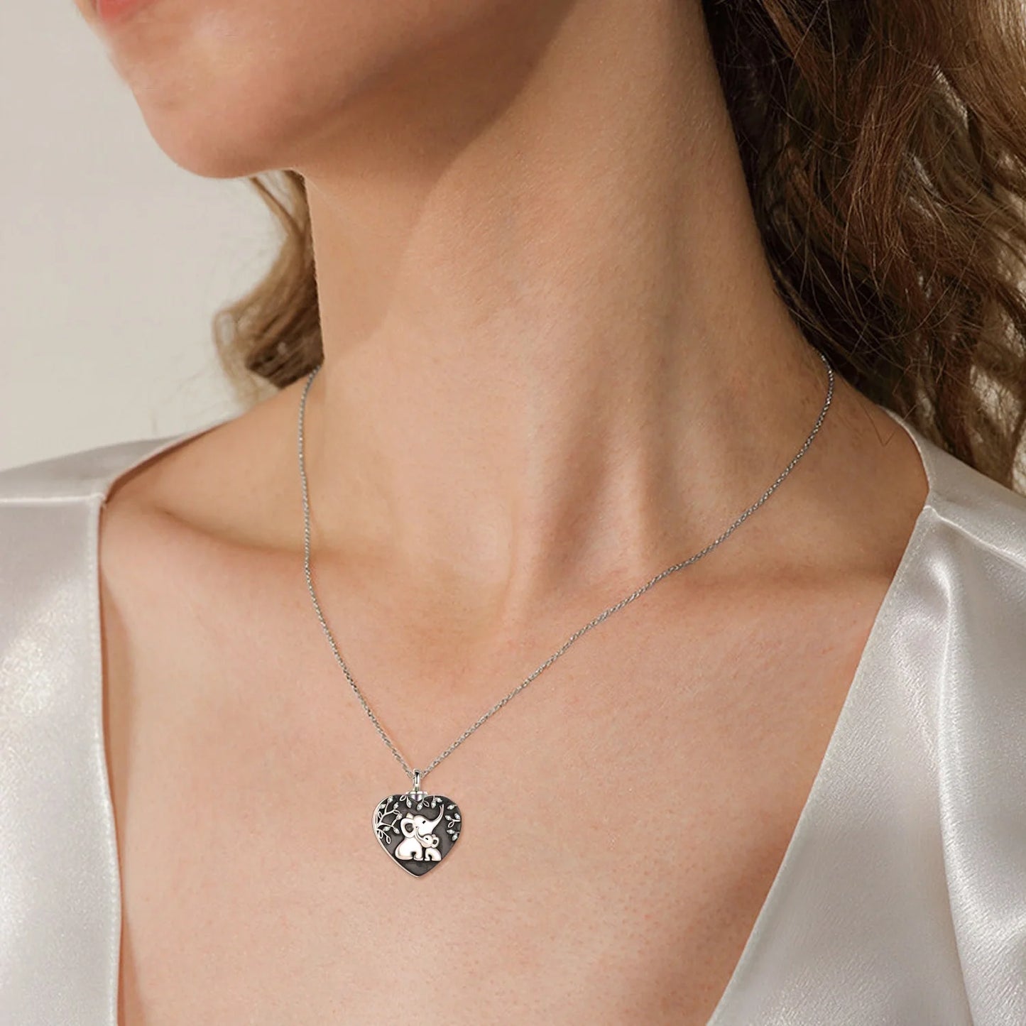 Elephants Care Cremation Pendant