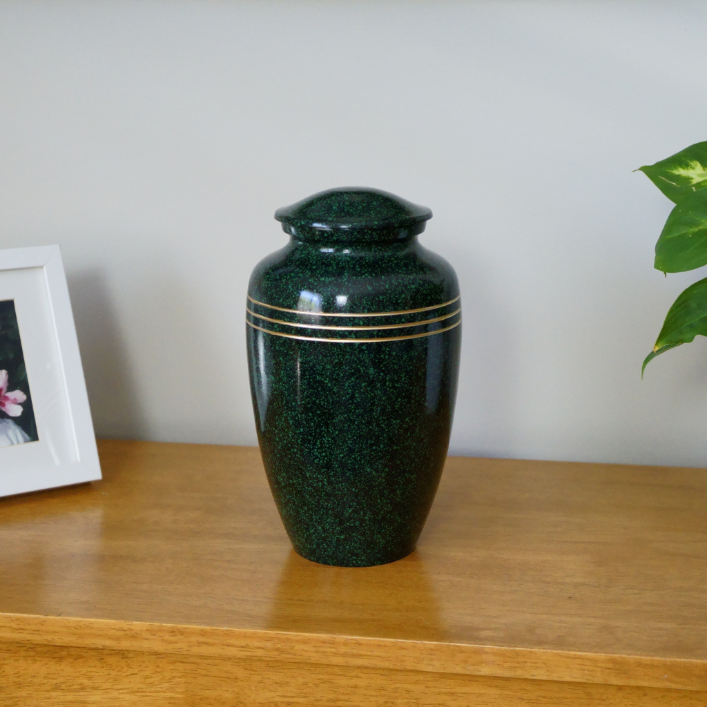Emerald Galaxy Cremation Urn