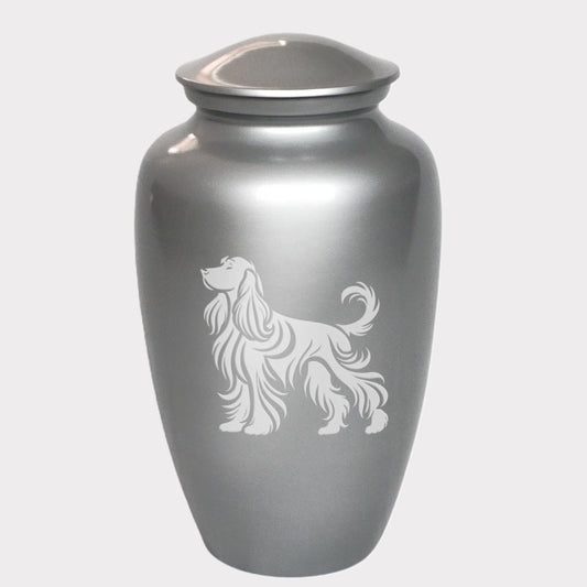 English Cocker Spaniel Dog Cremation Urn