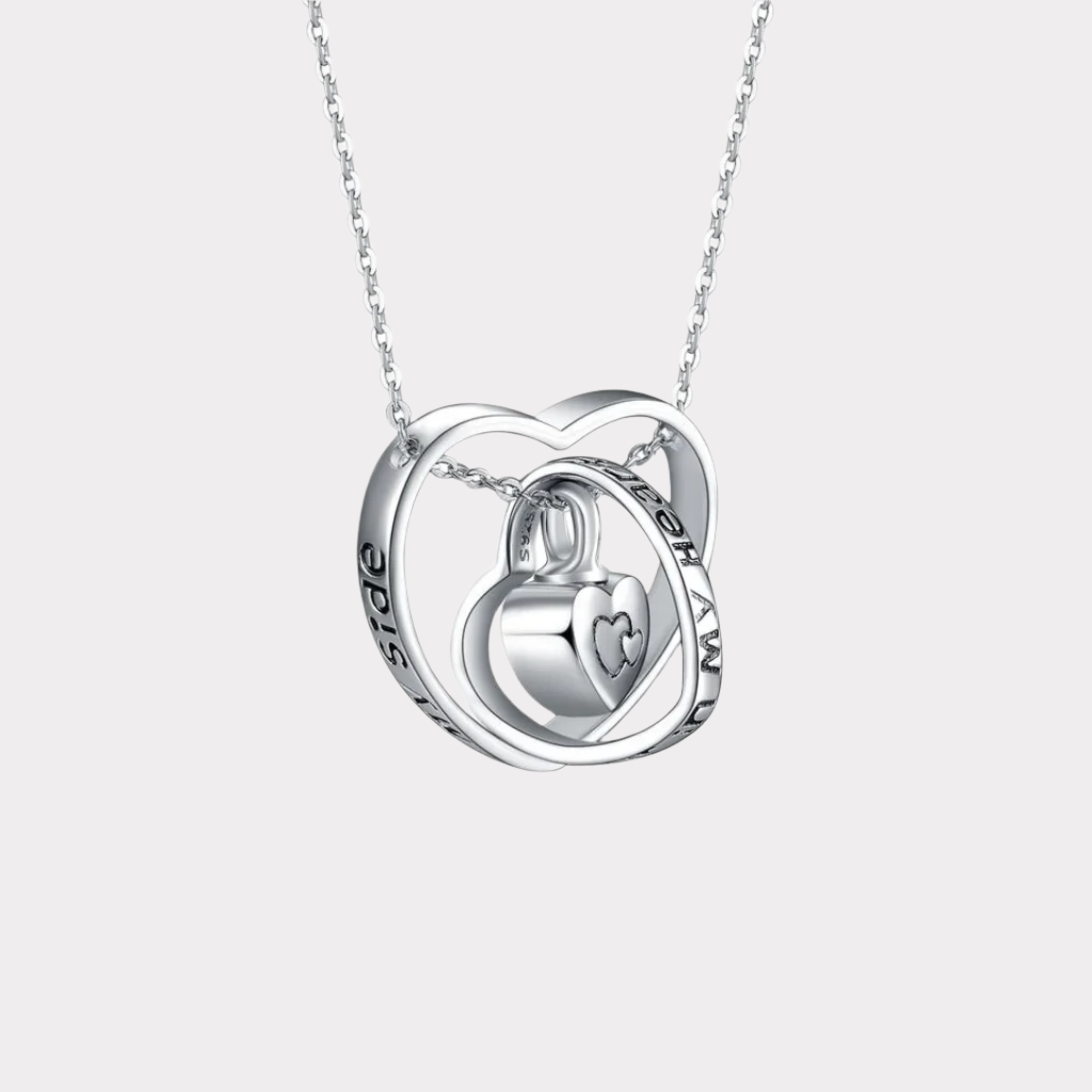 Entangled Hearts Cremation Necklace