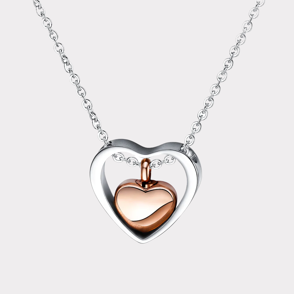 Entwined Hearts Cremation Pendant