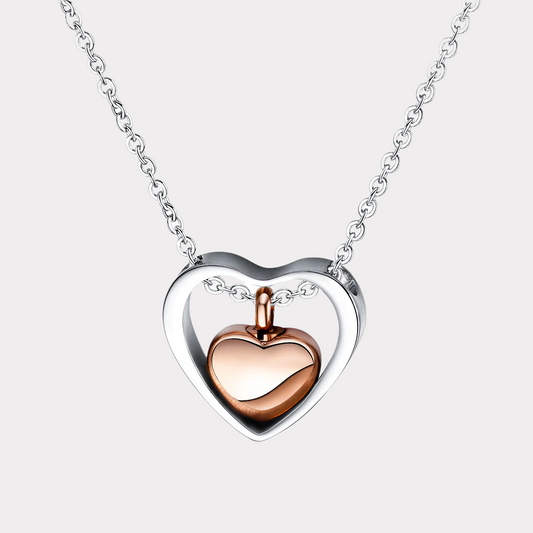 Entwined Hearts Cremation Pendant