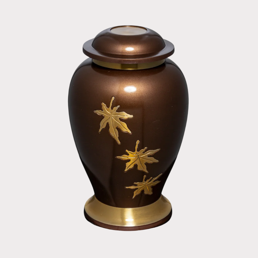 Falling Leaves Cremation Urn