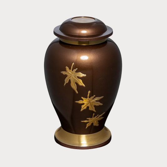 Falling Leaves Cremation Urn