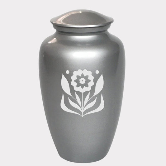 Floral Sunflower Cremation Urn