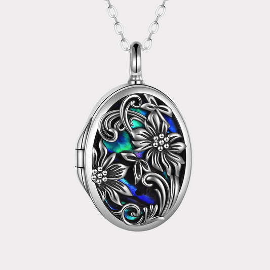 Flower Field Cremation Locket