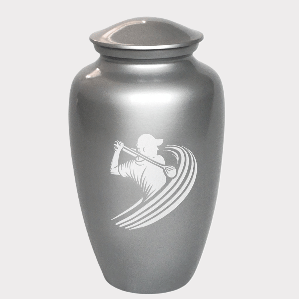 Follow Through Golf Cremation Urn
