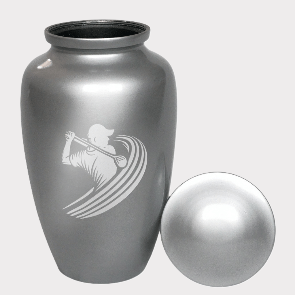 Follow Through Golf Cremation Urn