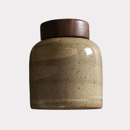 Fond Farewell Brown Ceramic Cremation Urn