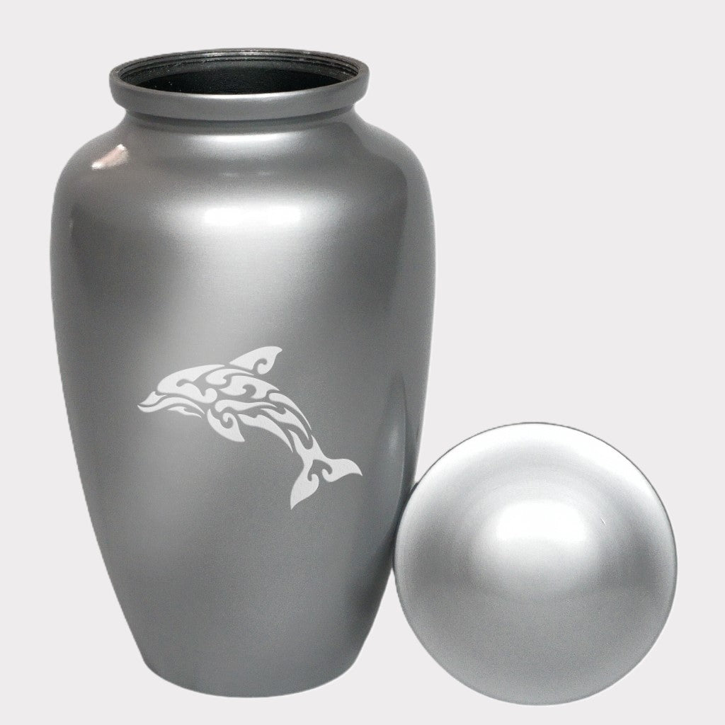 Fractal Dolphin Cremation Urn