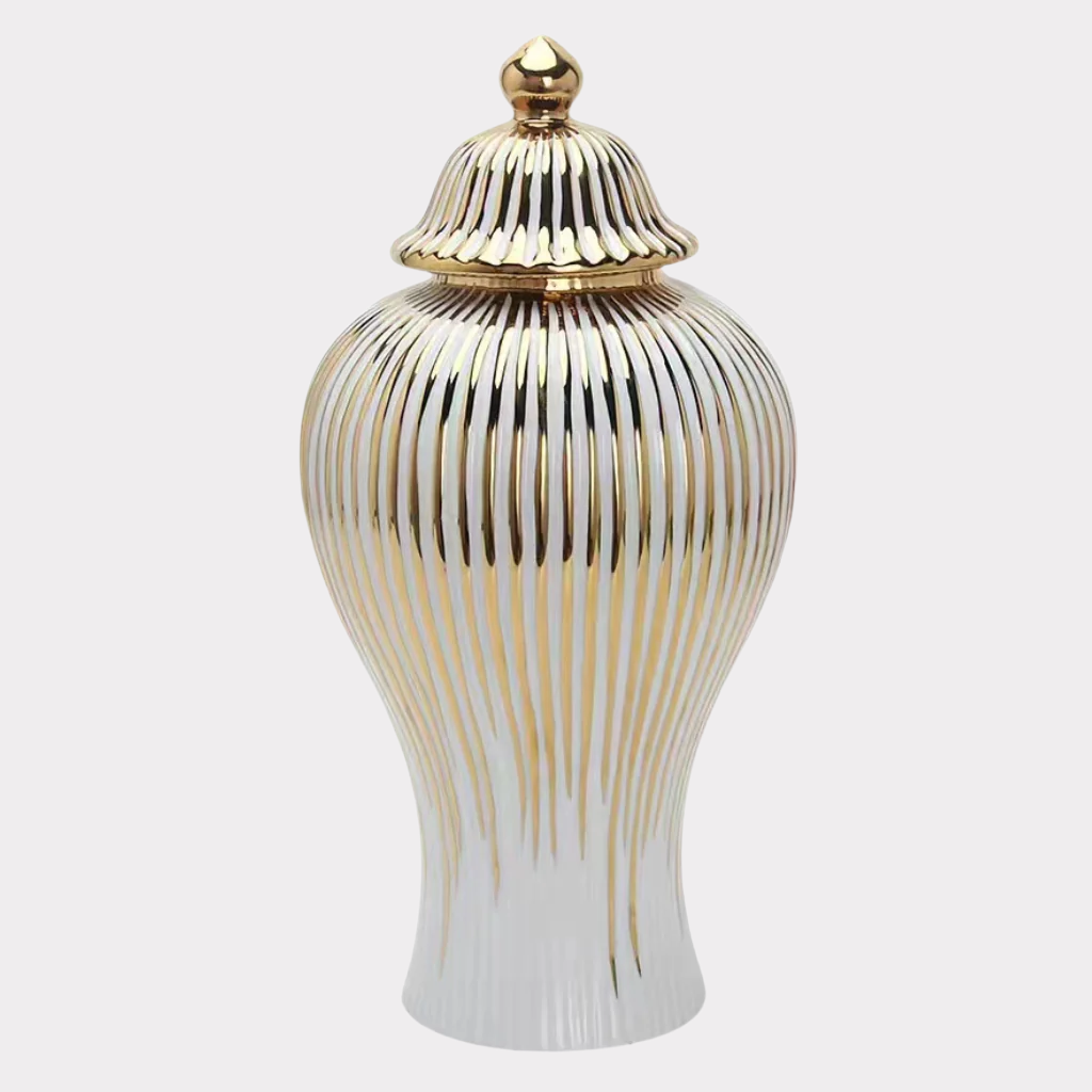 Golden Serenity Cremation Urn