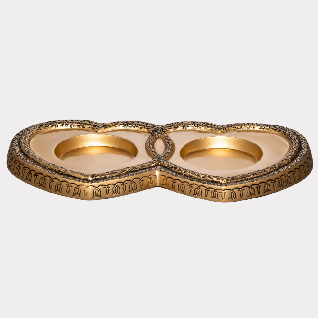 Golden Hearts Companion Urn Stand