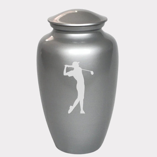 Golf Swing Cremation Urn