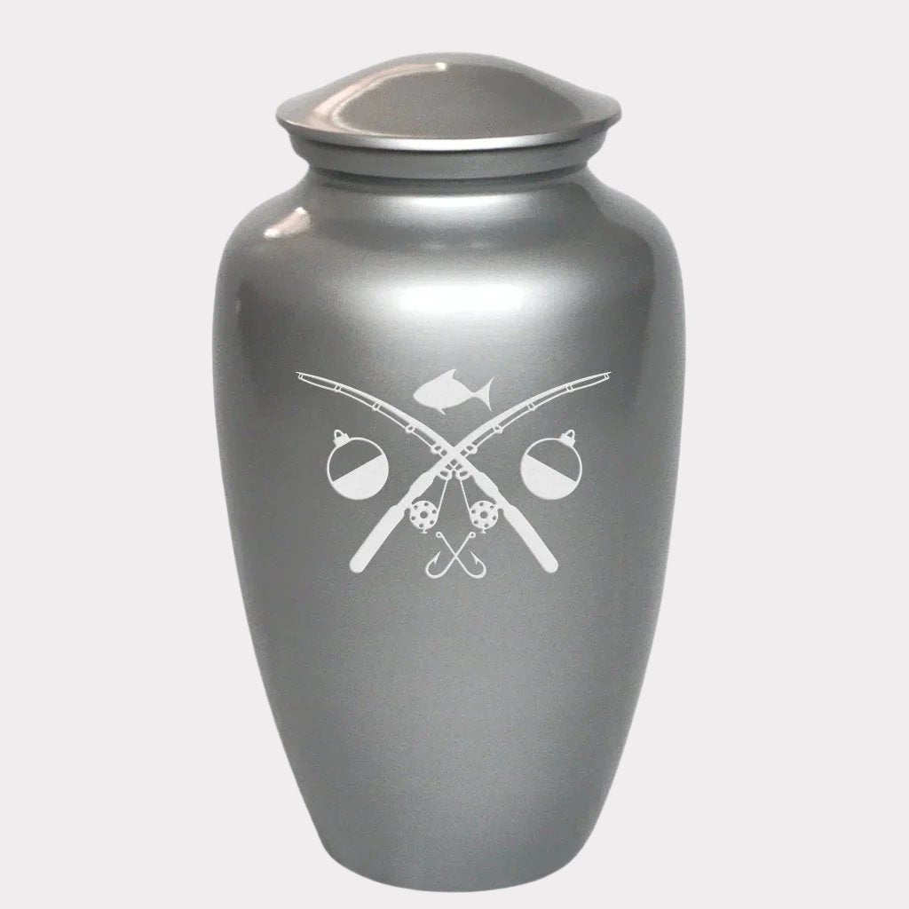 Gone Fishing Cremation Urn