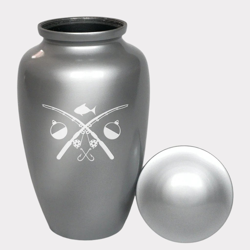 Gone Fishing Cremation Urn