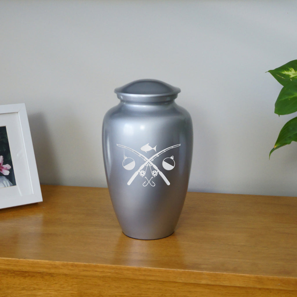 Gone Fishing Cremation Urn