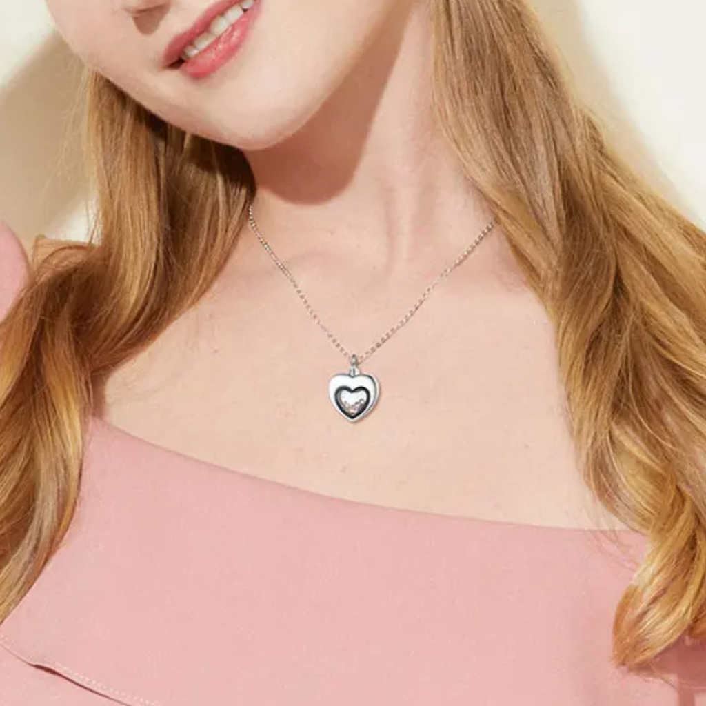 Heart Of Love Cremation Pendant