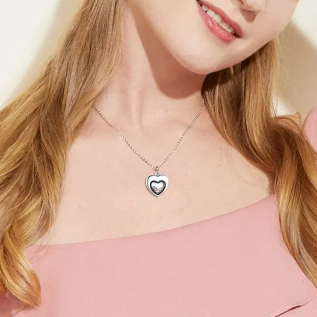 Heart Of Strength Cremation Pendant