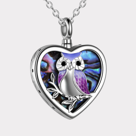 Hearty Owl Cremation Pendant