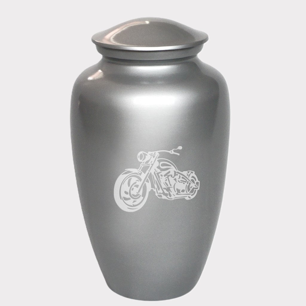 High Handles Hog Motorcycle Cremation Urn
