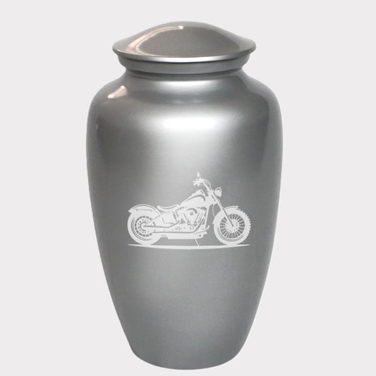 Hog Motorcycle Cremation Urn
