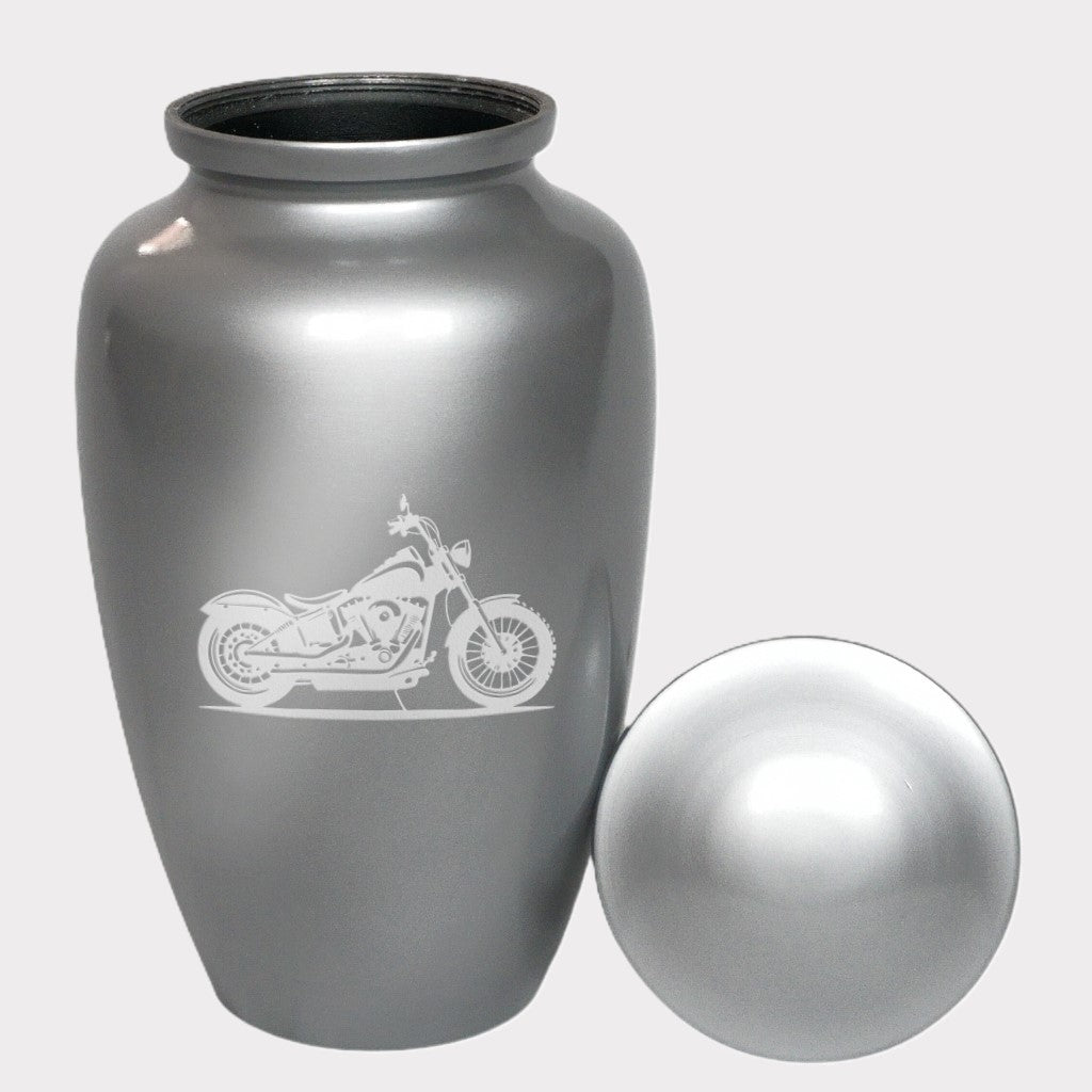 Hog Motorcycle Cremation Urn