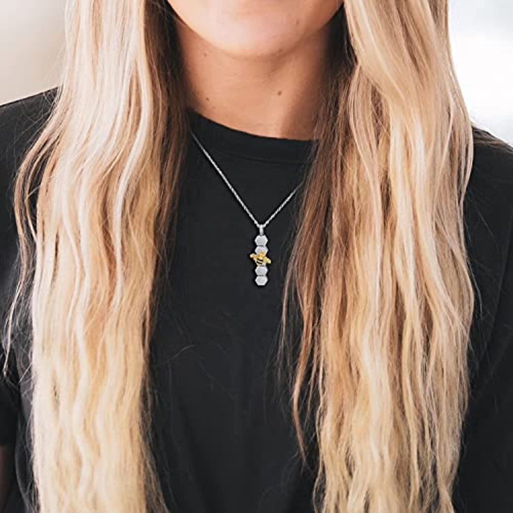 Honeybee Home Cremation Necklace
